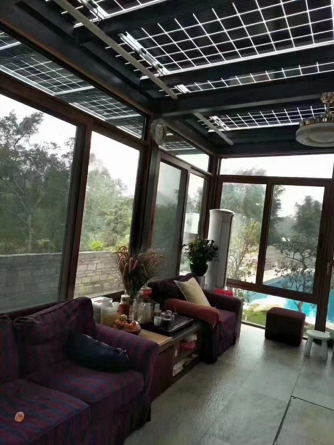 沙河20kw+15kwh智能AI别墅太阳能发电系统